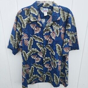 Vintage Hawaii Men's Button Shirt Size XL All Over Print Tropucal Hawaii…